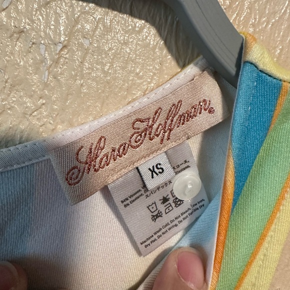 Mara Hoffman Sun Rainbow Waves Printed Dress Size XS Stretchy‎ - Picture 5 of 6